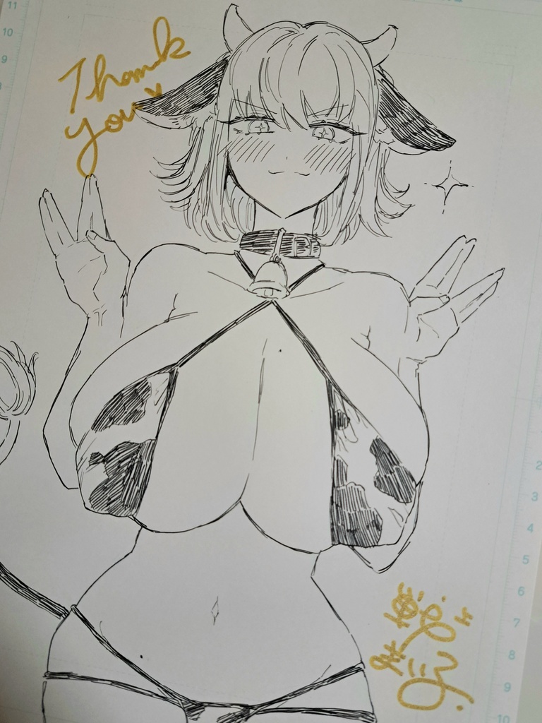 モノクロイラスト