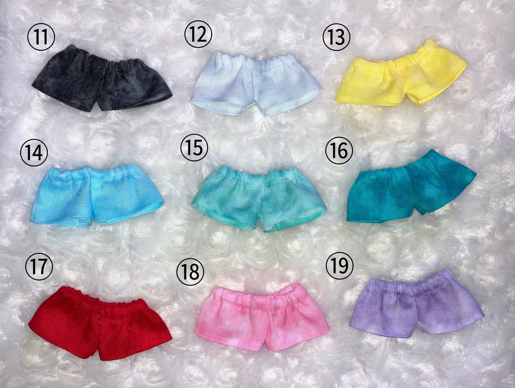 12cmぬい用 ぬい服 夏☆満喫セット フルーツ柄 バナナ