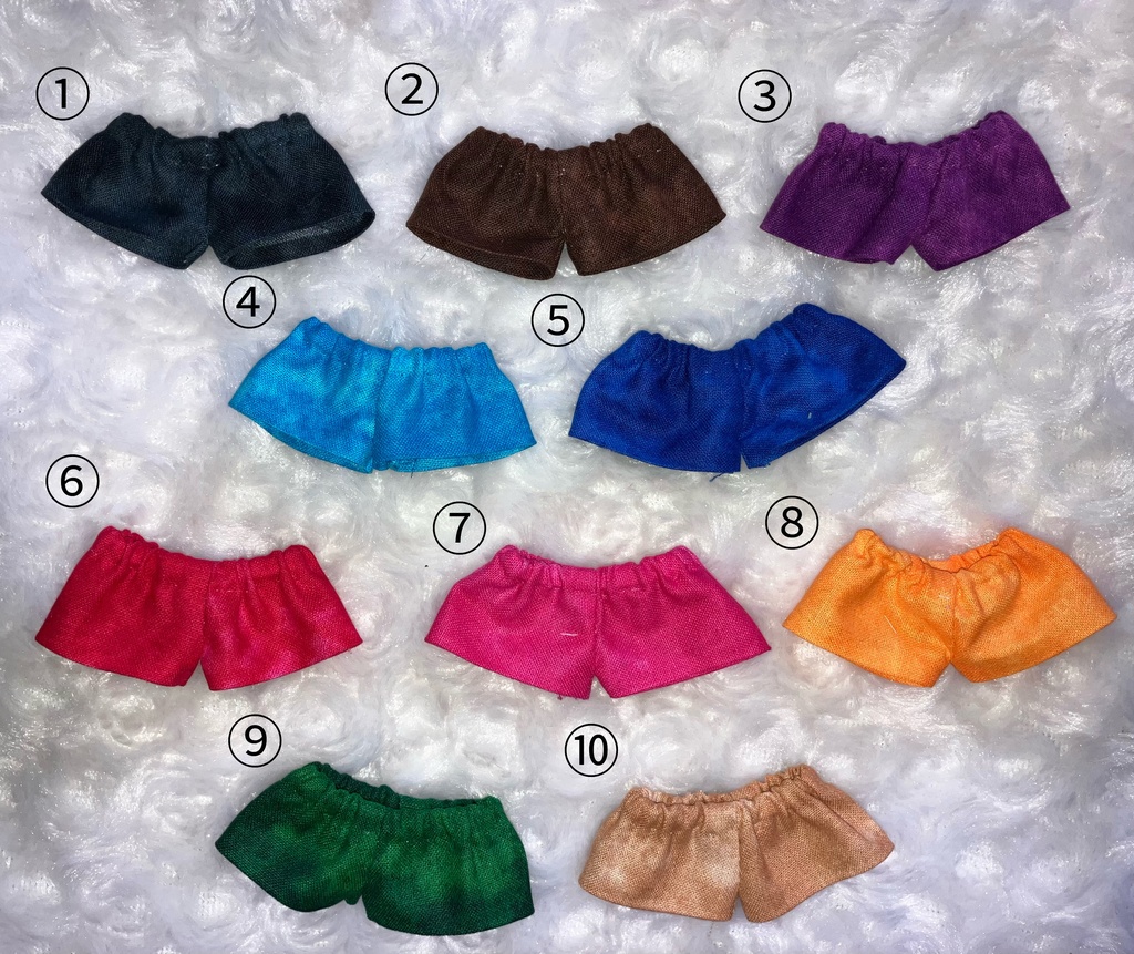 12cmぬい用 ぬい服 夏☆満喫セット フルーツ柄 オレンジ