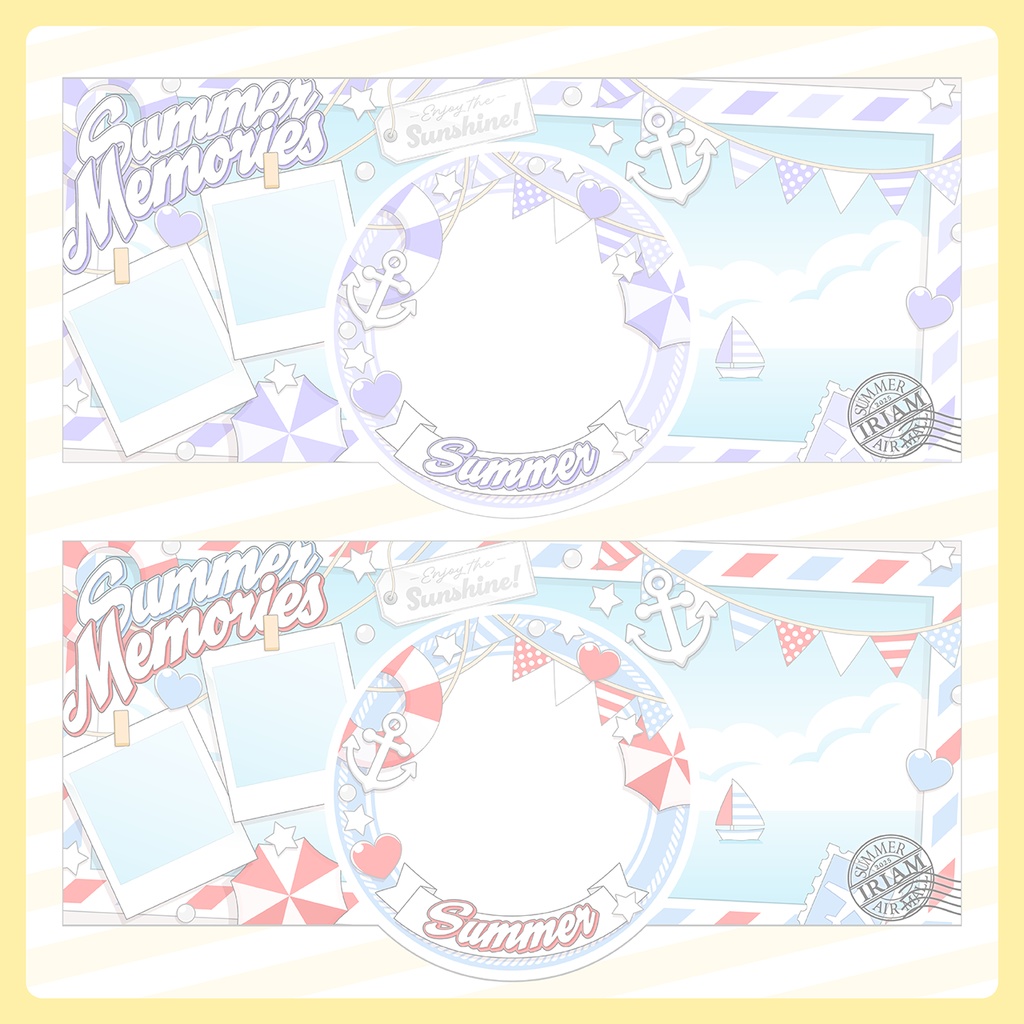 【IRIAM】夏のリング&ヘッダー