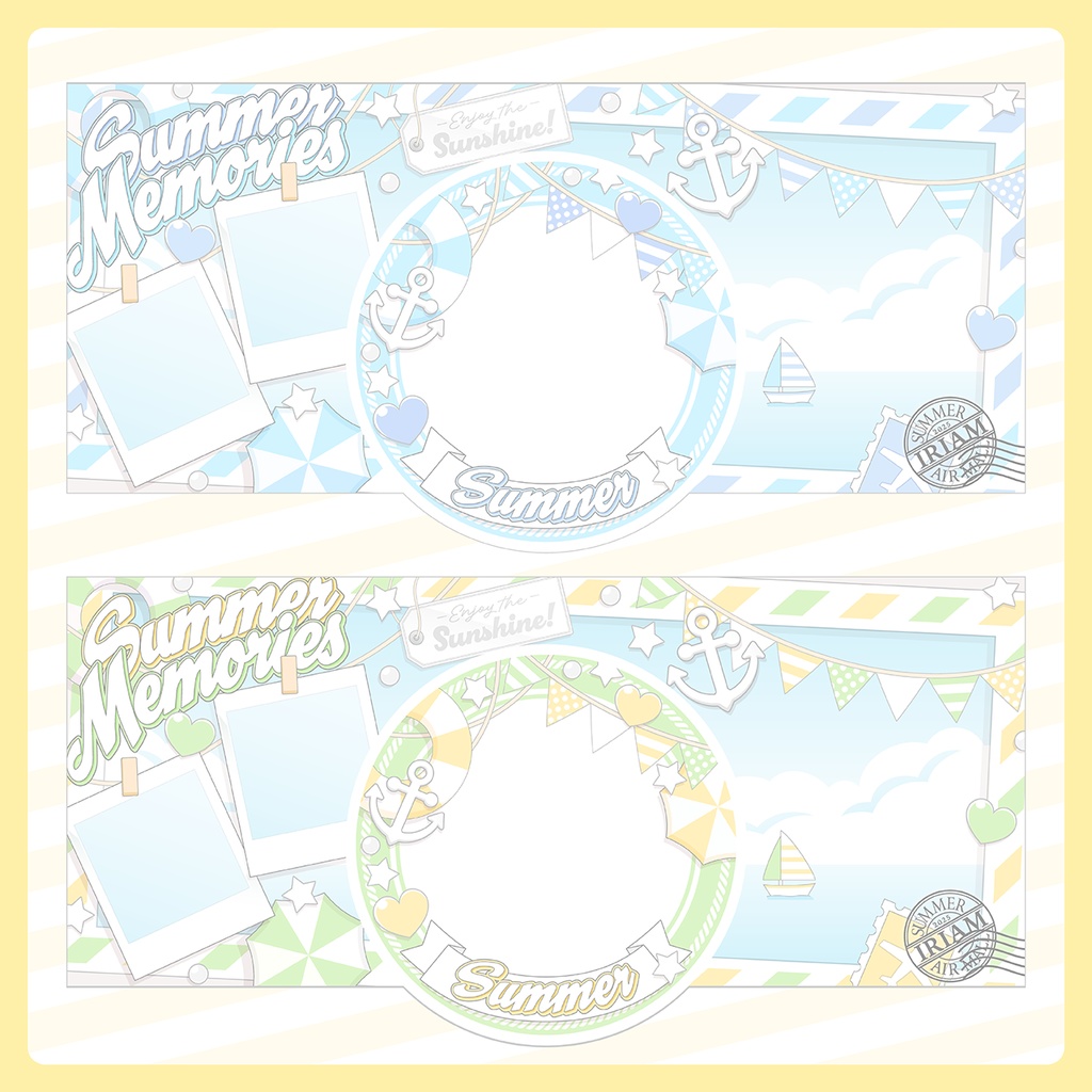 【IRIAM】夏のリング&ヘッダー