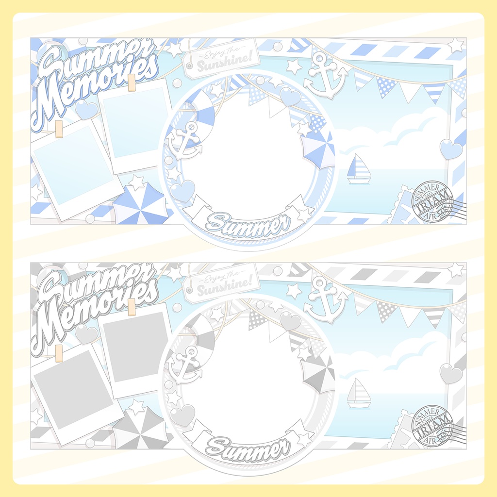 【IRIAM】夏のリング&ヘッダー