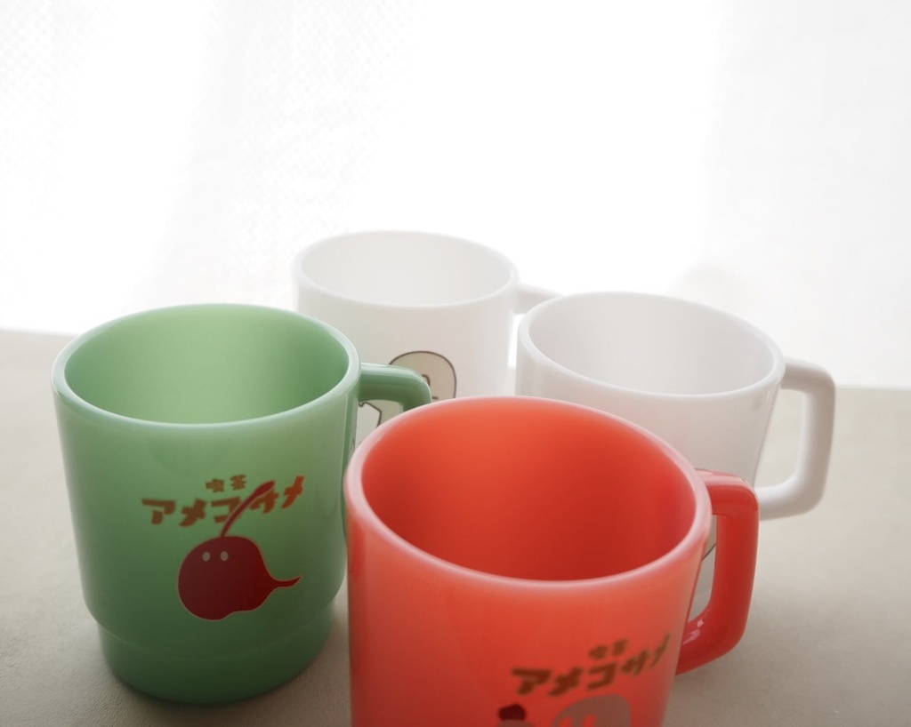 【右取手】おばけとこばけのプラコップ【倉庫発送】