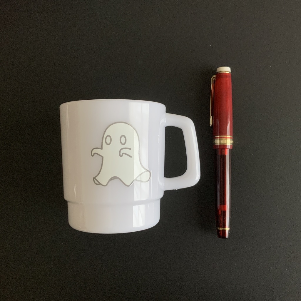 【右取手】おばけとこばけのプラコップ【倉庫発送】