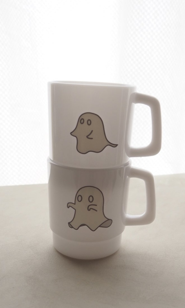 【右取手】おばけとこばけのプラコップ【倉庫発送】