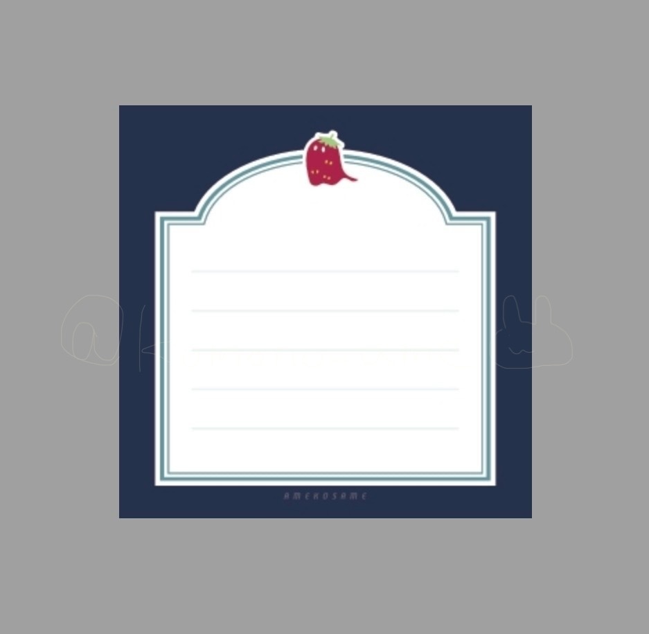 M5スクエアサイズ カード(いちごこばけセット)