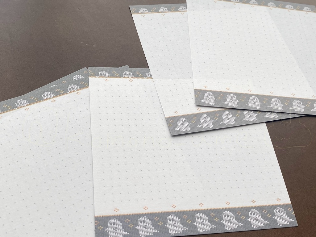 M5スクエア メモ紙(ノルディックこばけ:グレー)サンレイド紙