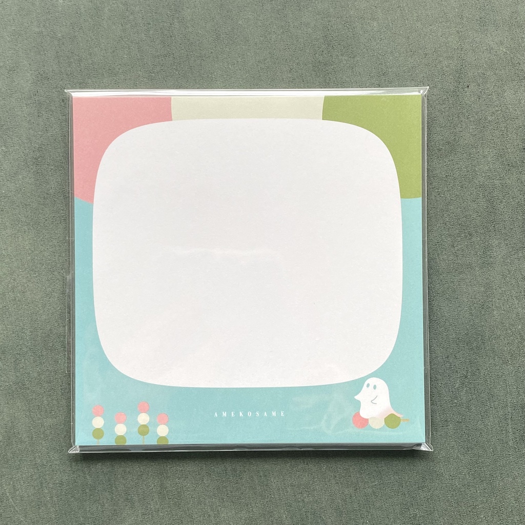 【自家通販】M5スクエアサイズ/3色団子ライダーこばけ/上質紙