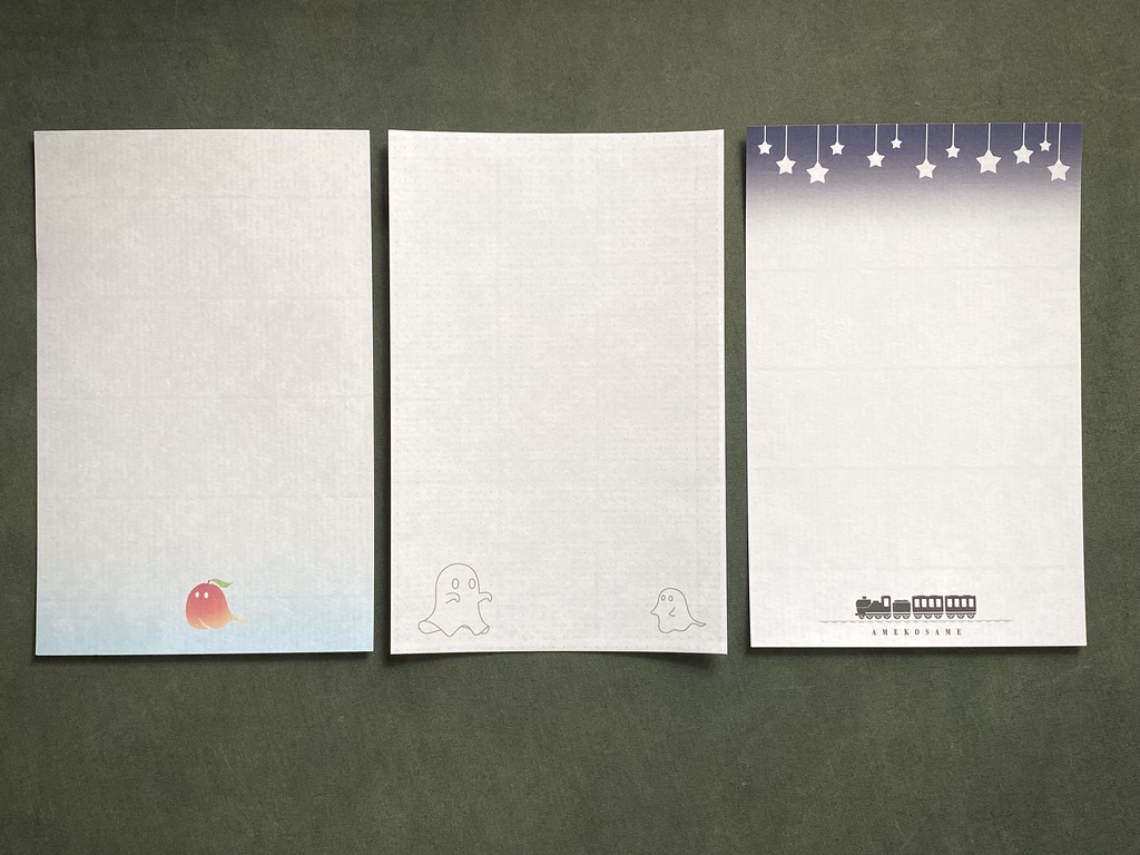 (自家通販)M6サイズメモ 一筆箋 /サンレイド紙