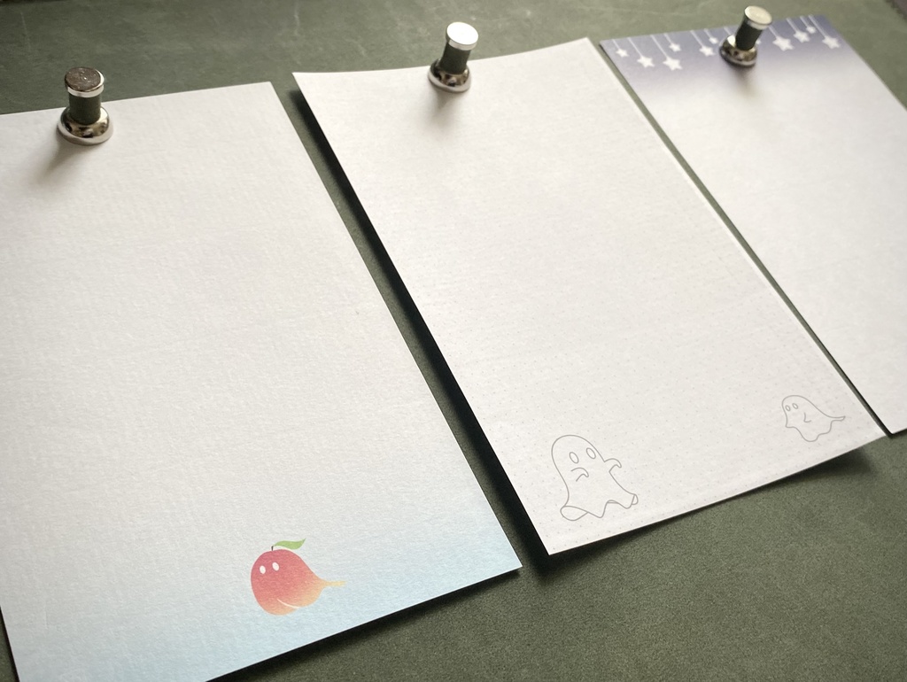 (自家通販)M6サイズメモ 一筆箋 /サンレイド紙