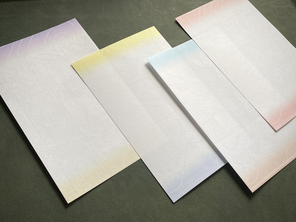 (自家通販)M6サイズメモ 一筆箋 /サンレイド紙