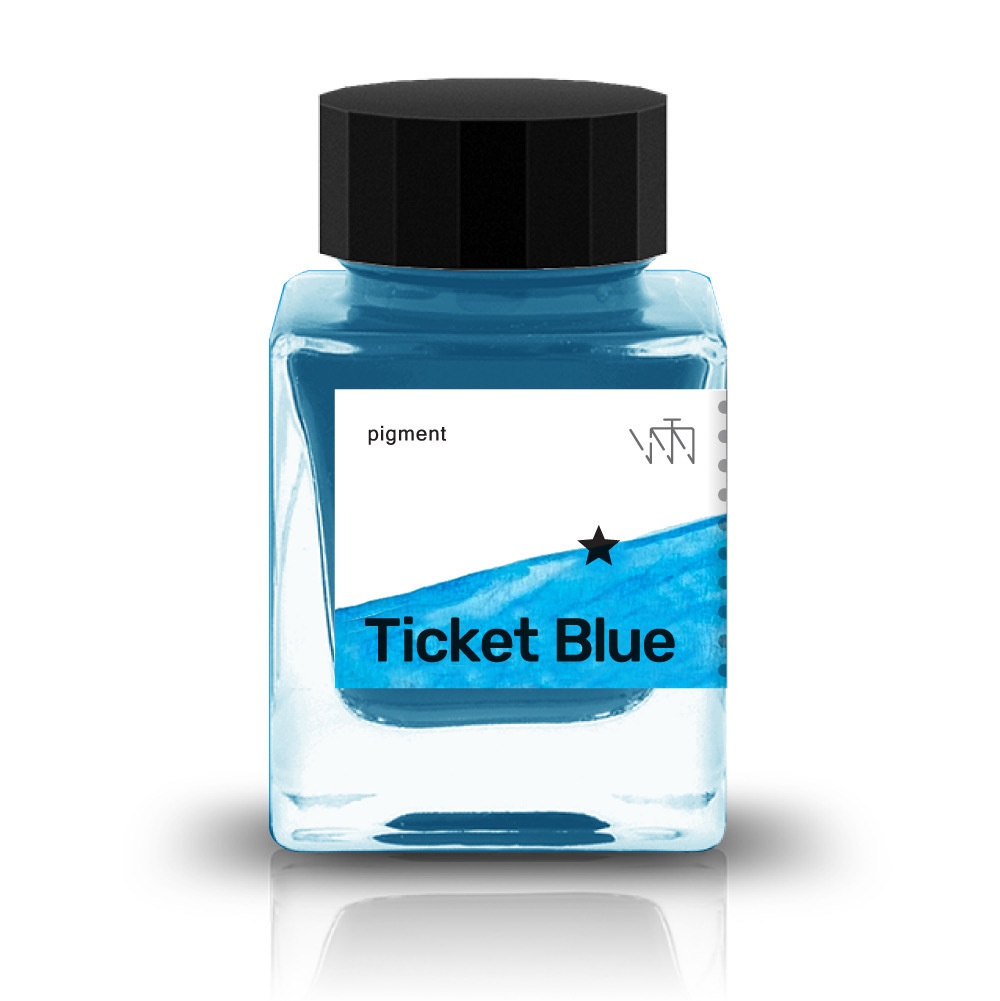 Ticket Blue:万年筆インク(pigment)