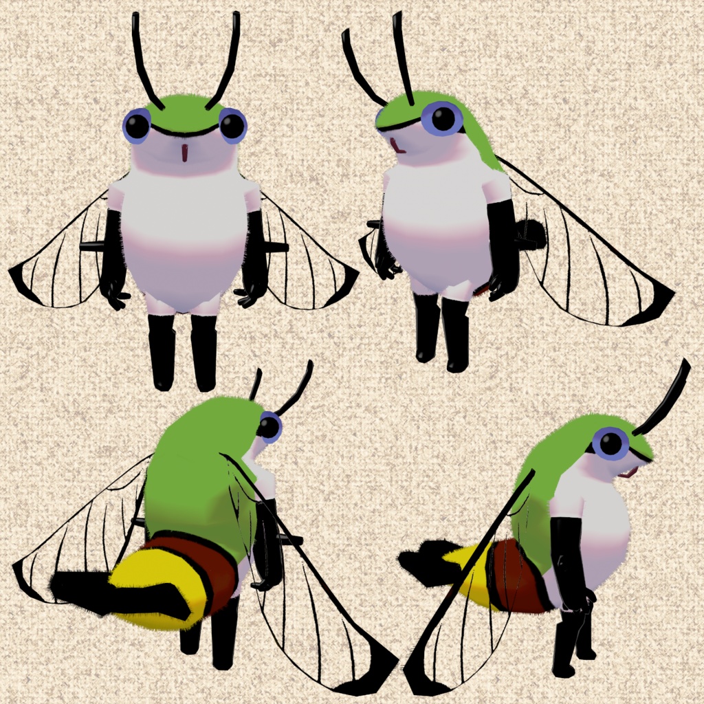 オオスカシバの精 シーバくん