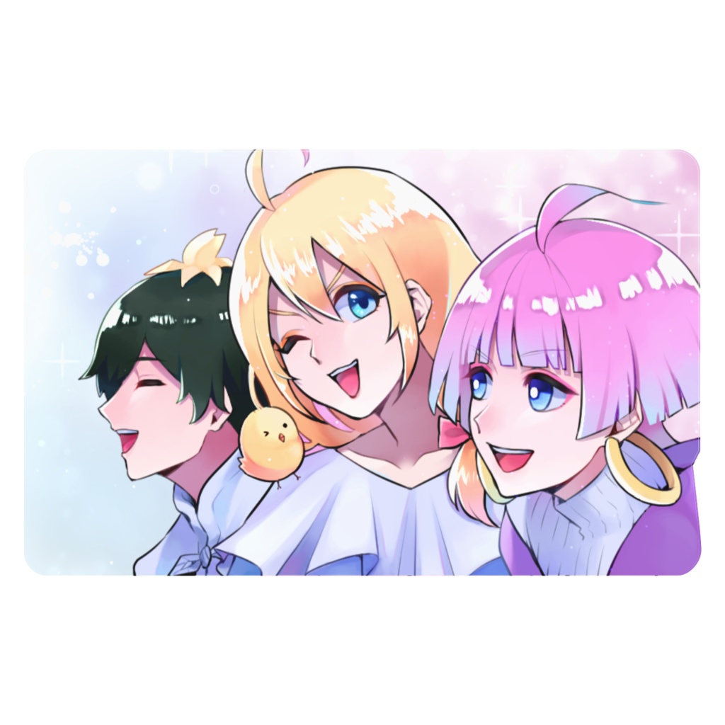 【ICカードステッカー】虹彩とあまぐもの傘下