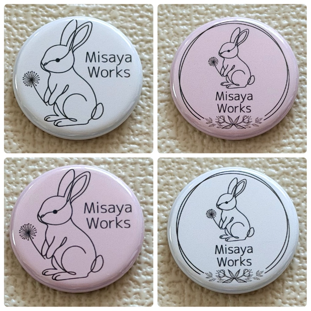 Misaya Works「オリジナル缶バッジ 2個セット」