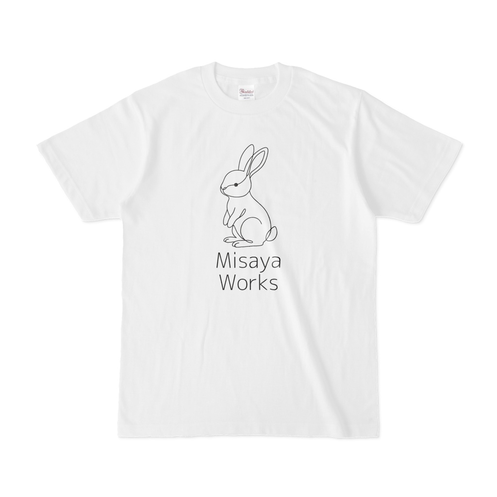 Misaya Works「うのはなちゃんTシャツ・シンプル(前プリント)」※オンライン限定・受注生産