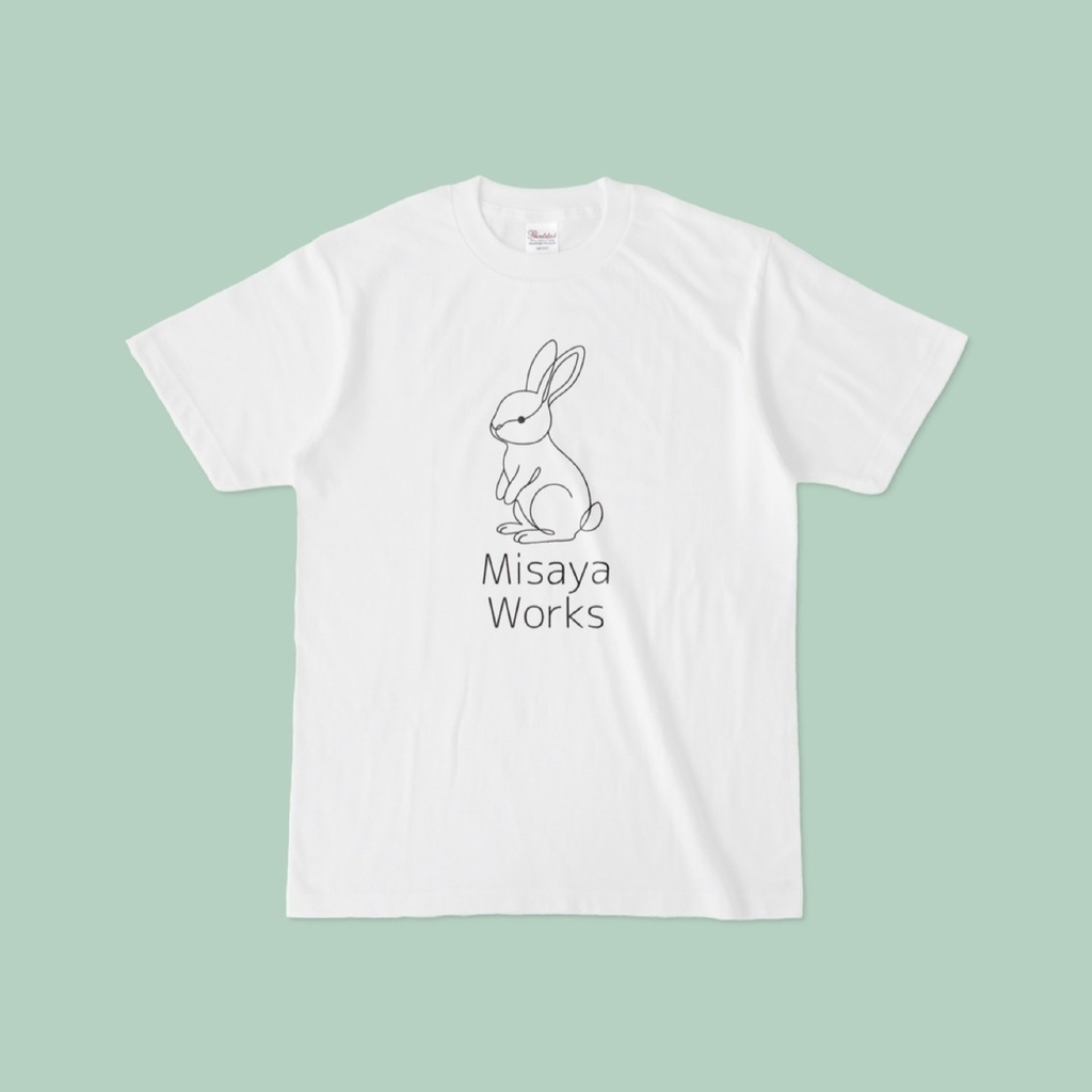 Misaya Works「うのはなちゃんTシャツ・シンプル(前プリント)」※オンライン限定・受注生産