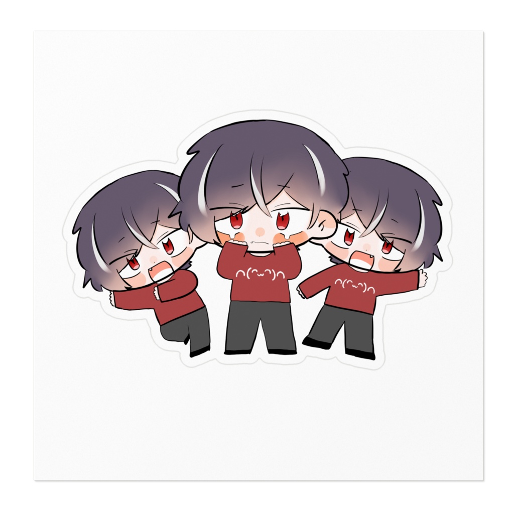 【ぬんダンス公開記念】三つ子ぬんステッカー