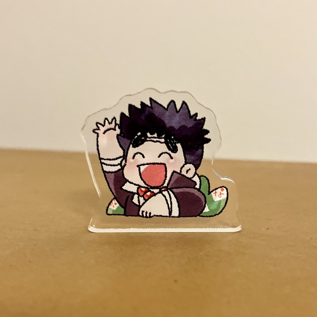 てのひらちゃんのミニアクリルスタンド　ハーイ！