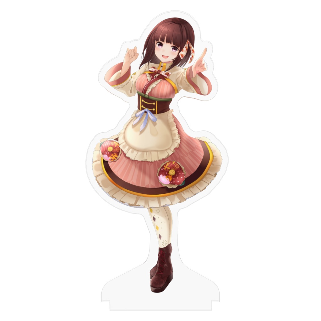 【花岡もも】アクリルフィギュア【和風メイド】