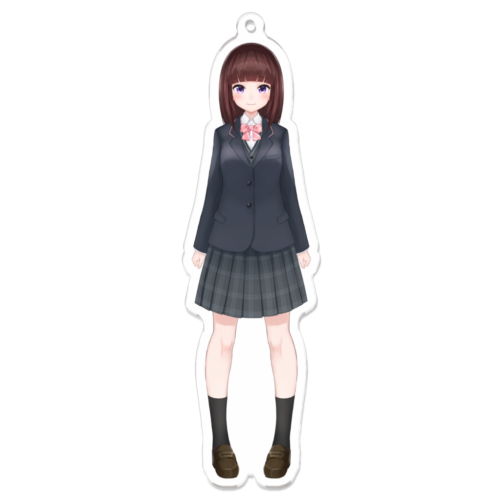 【花岡もも】アクリルキーホルダー【制服】