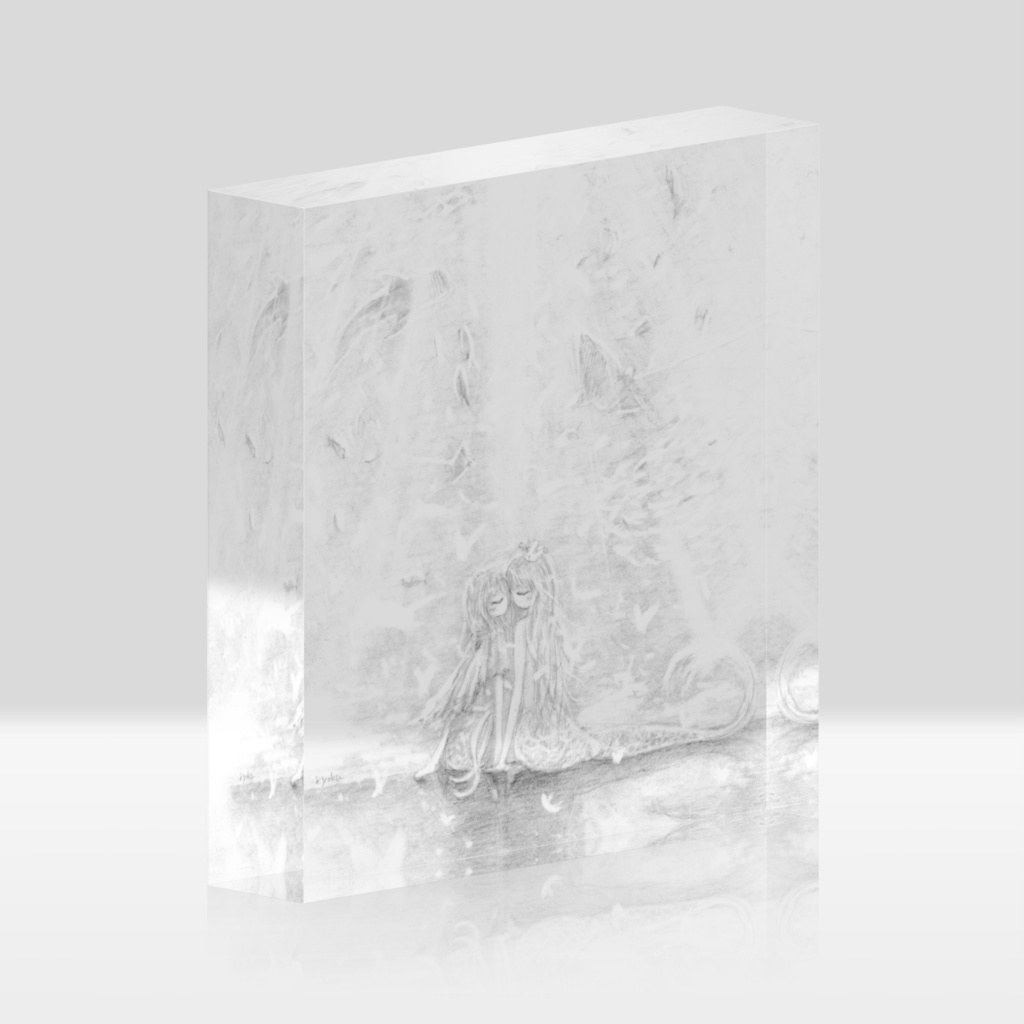 アクリルブロック「あなたに染まる」