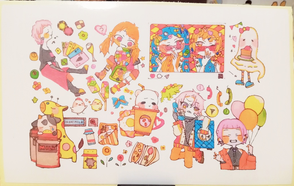 シール(カットライン無し)