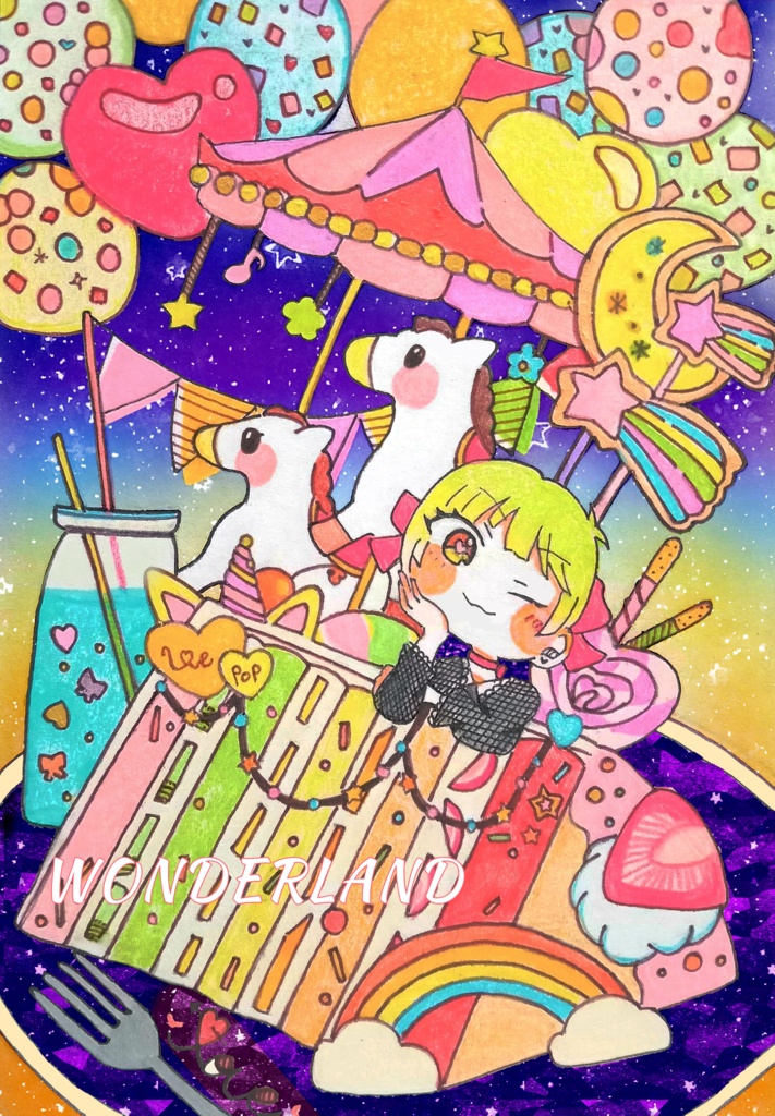 【原画】これが私のWONDERLAND!
