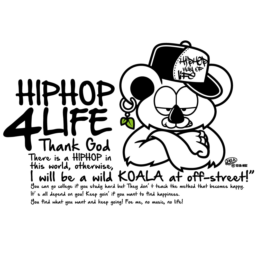 HIPHOP4LIFE MC-KOARA(ブラック)