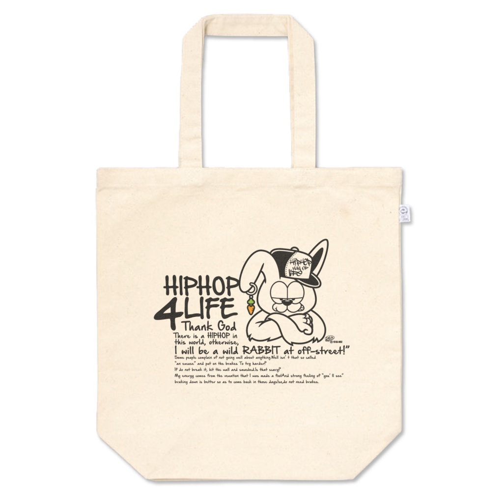 HIPHOP4LIFE　MC-USAGI（ブラック）