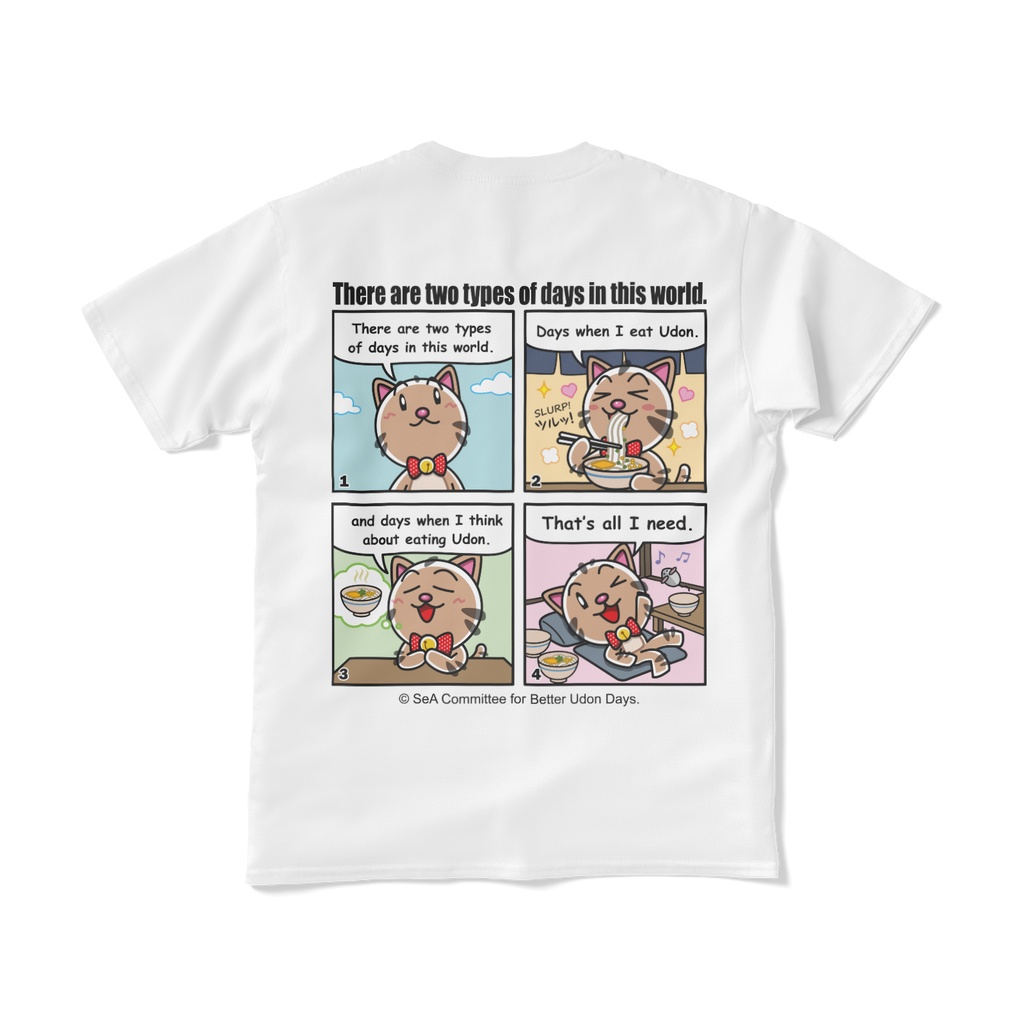 4コマTシャツ（ホワイト）