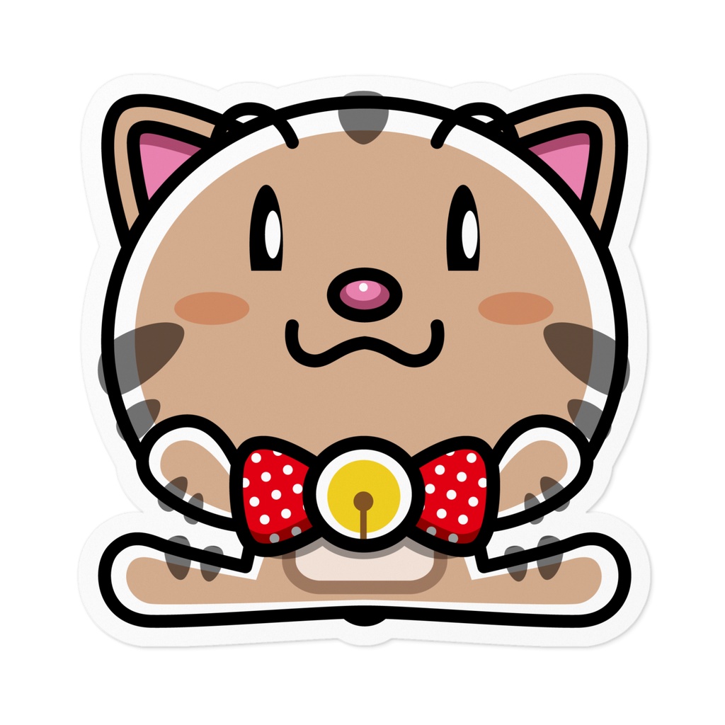 顔デカみーちゃんステッカー