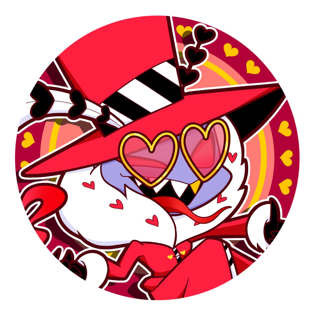 【HazbinHotel】ヴァレンティノ【缶バッジ】