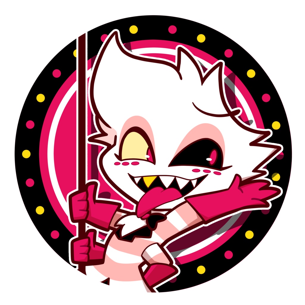 【HazbinHotel】エンジェルダスト【缶バッジ】