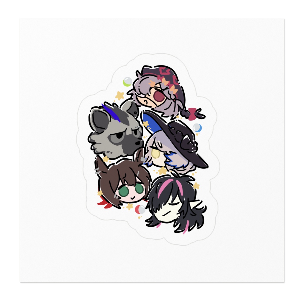 行動予備隊A6ステッカー