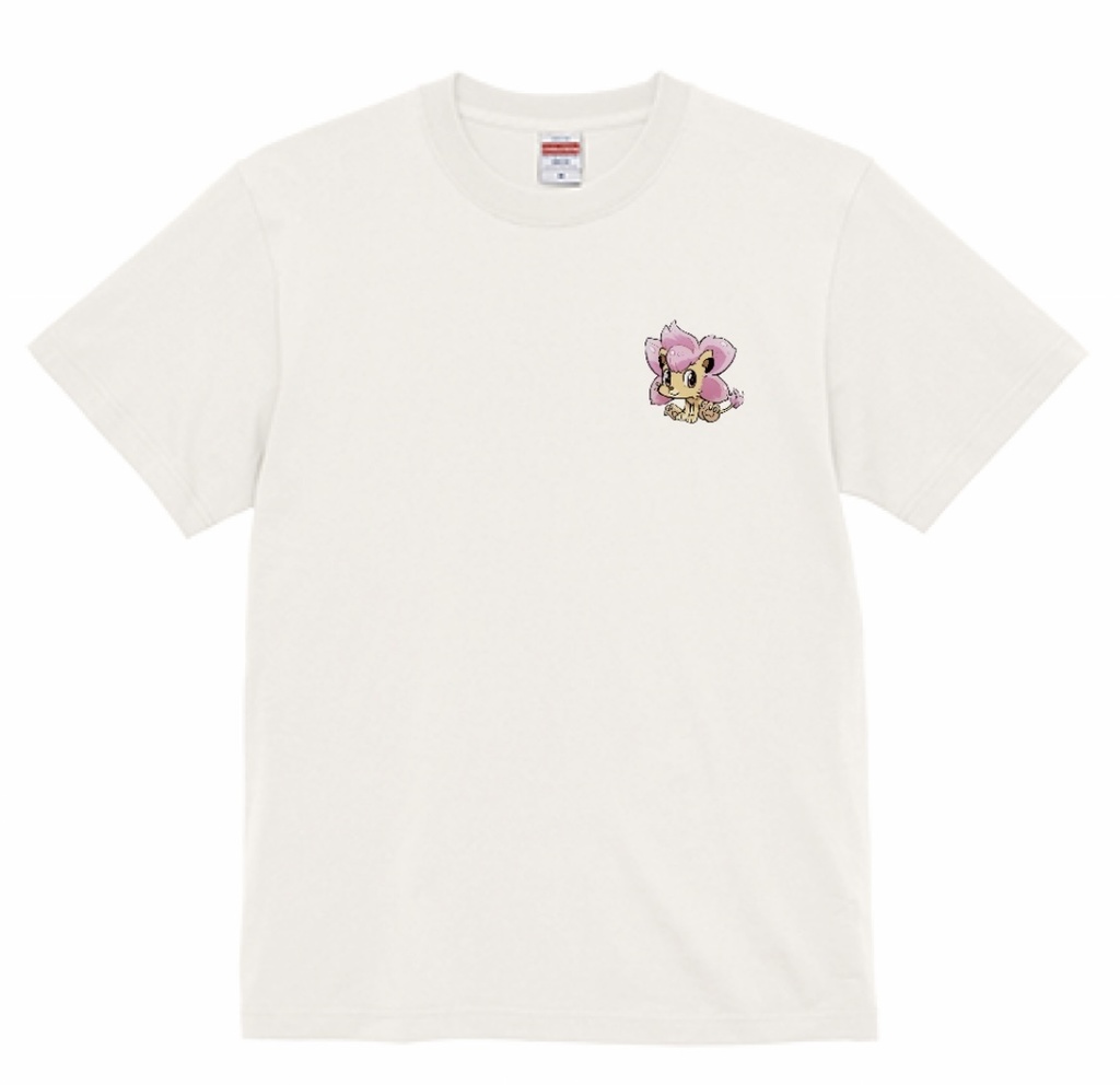 花ライオン(胸) オリジナルTシャツ❶