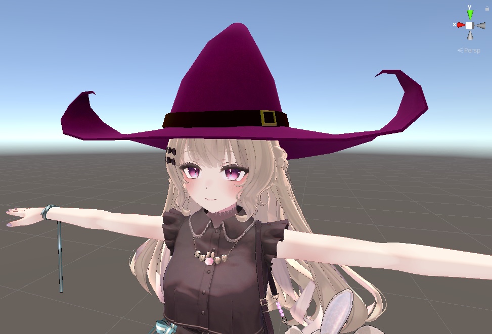 【VRChat想定】魔女の帽子【無料】