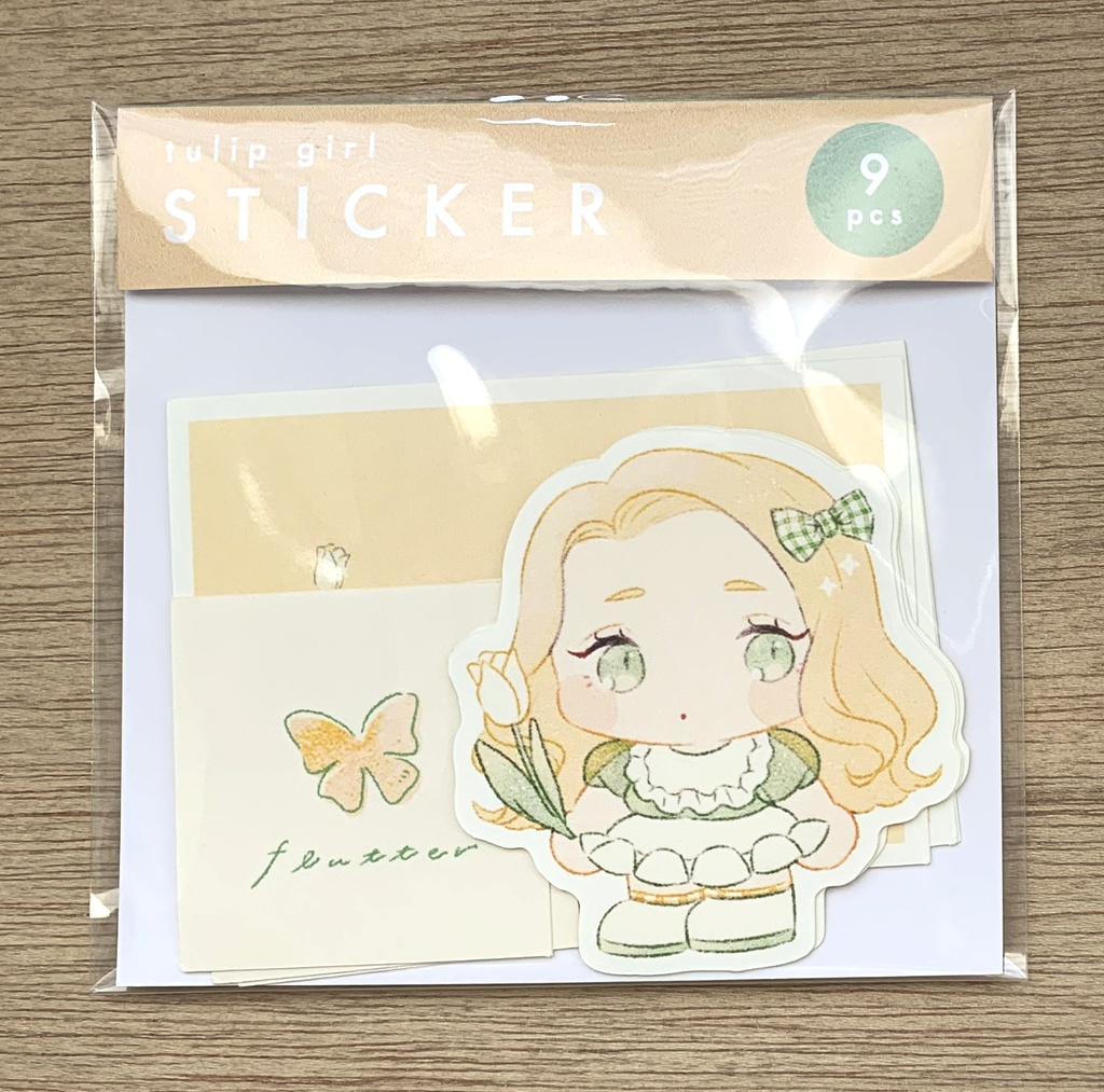 「tulip girl」ステッカーセット