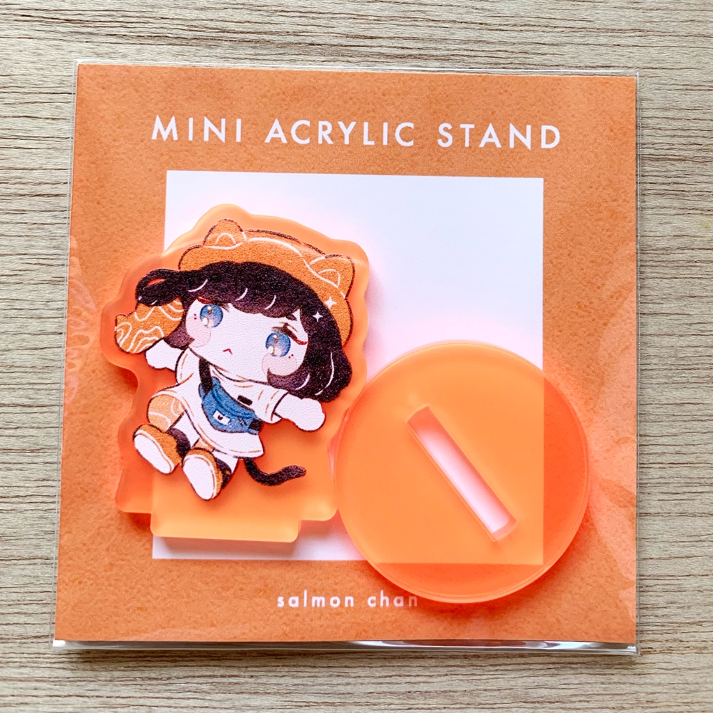 「サーモンちゃん」ミニアクリルスタンド