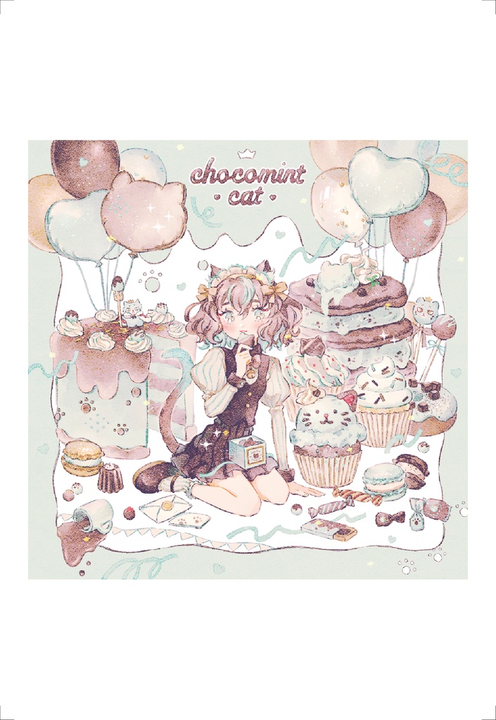 「NEKO CHOCO-2024-」ポストカード
