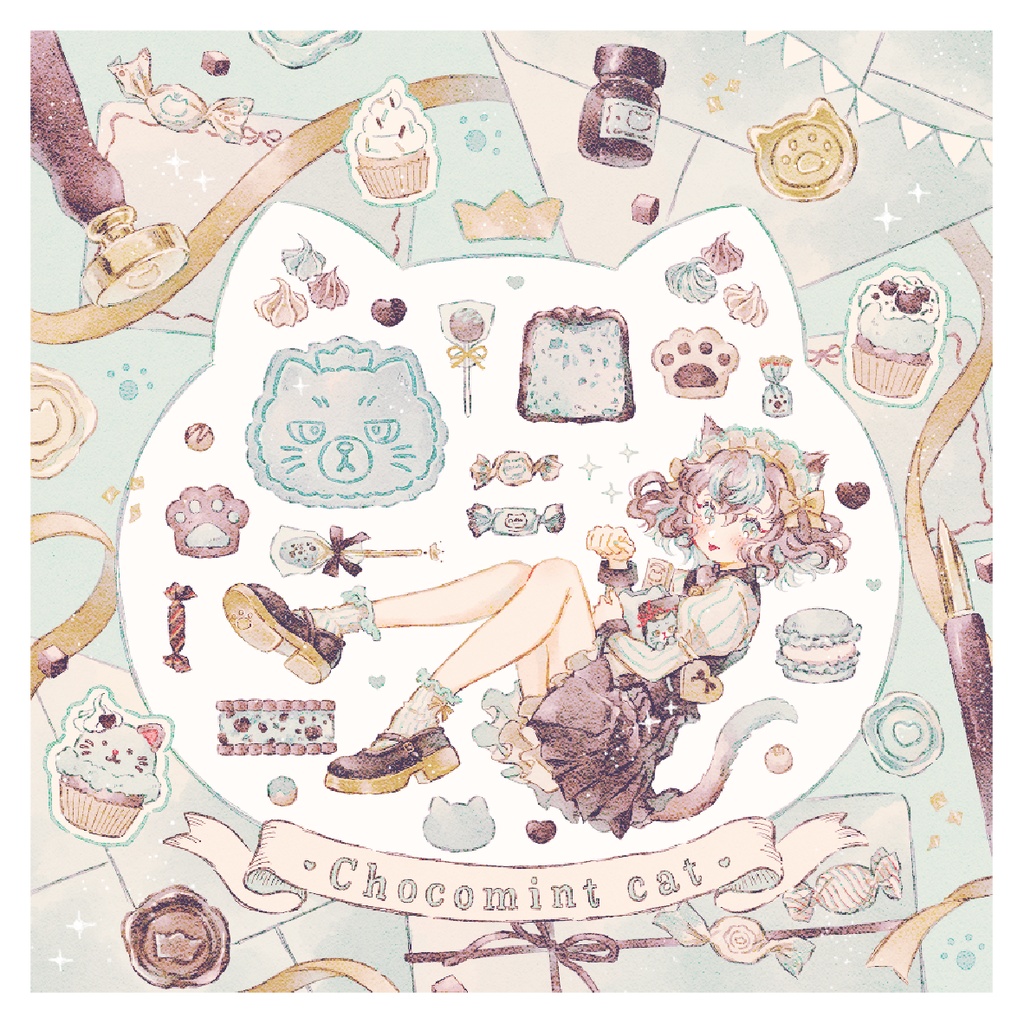 「NEKO CHOCO-2025-」ポストカード