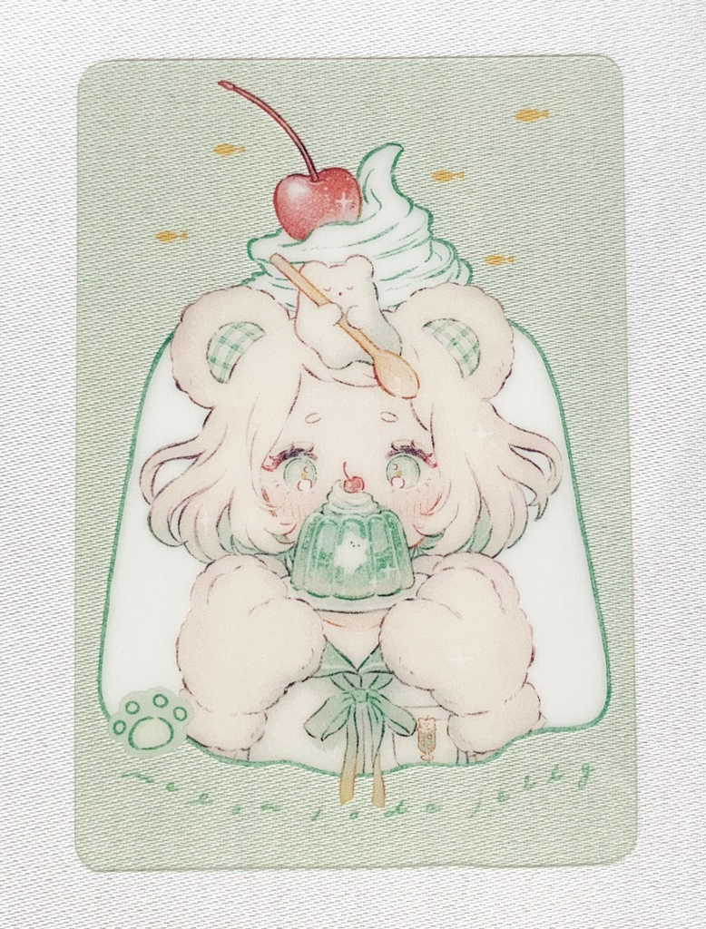 「ランダムクリアカード」しろくまちゃん×メロンソーダ