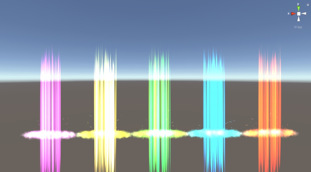 Magic lily Aura Particle 5色