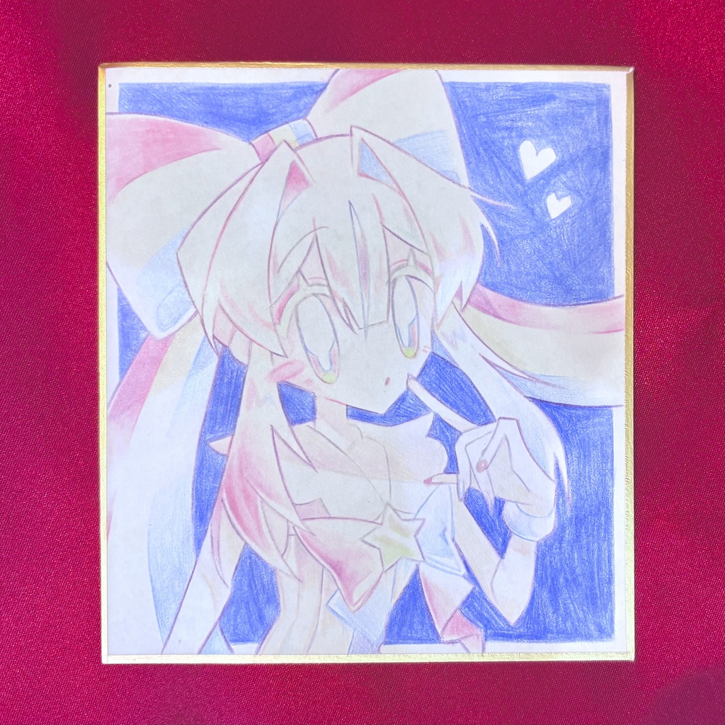 虹音ニコ☆色紙イラスト
