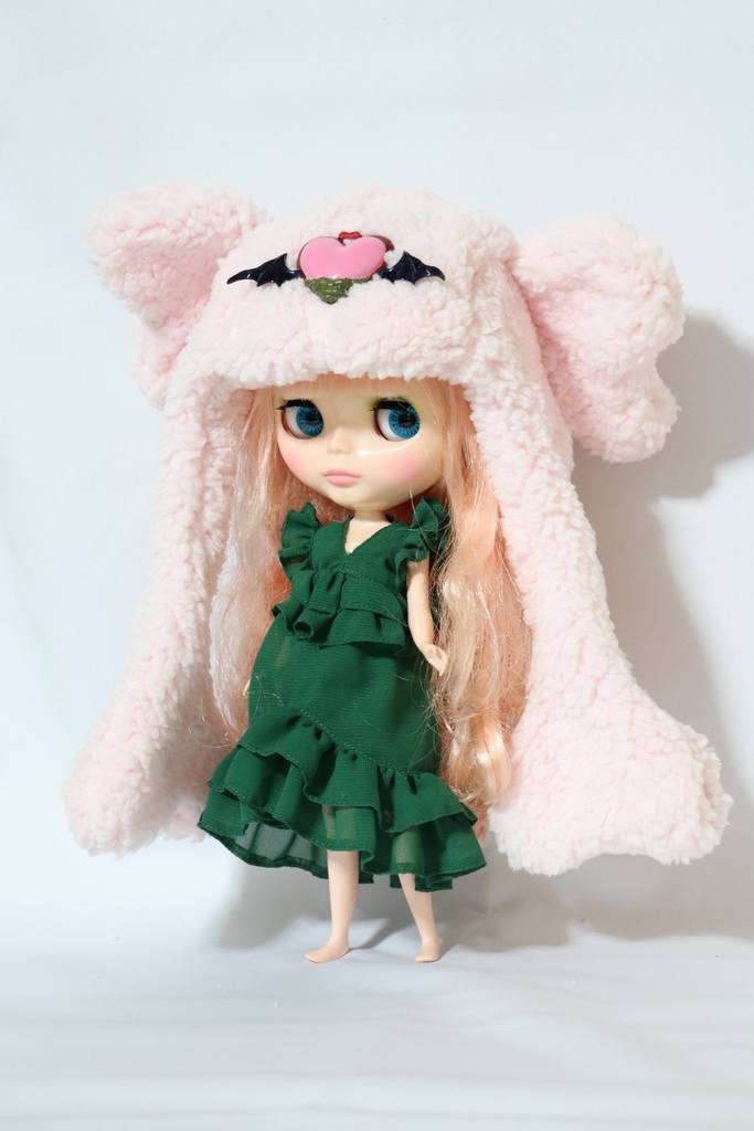 ラブリーハートフードキャップ