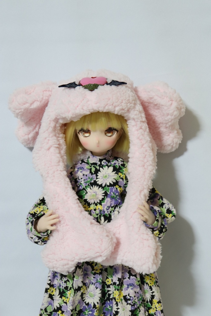 ラブリーハートフードキャップ