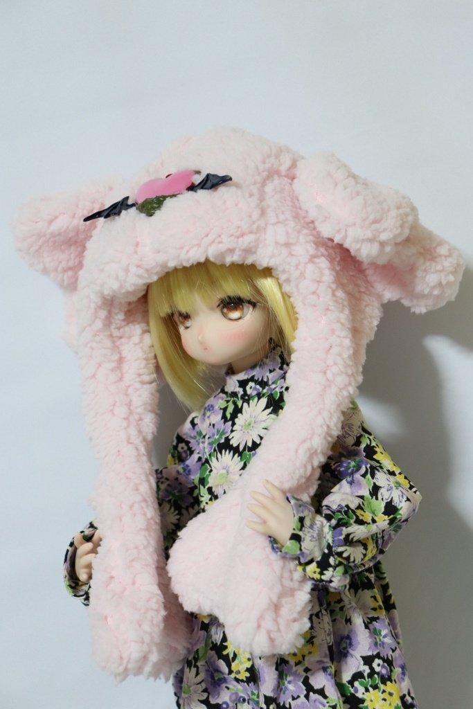 ラブリーハートフードキャップ