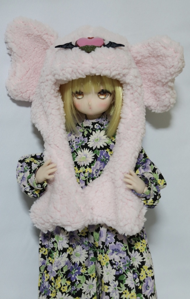 ラブリーハートフードキャップ