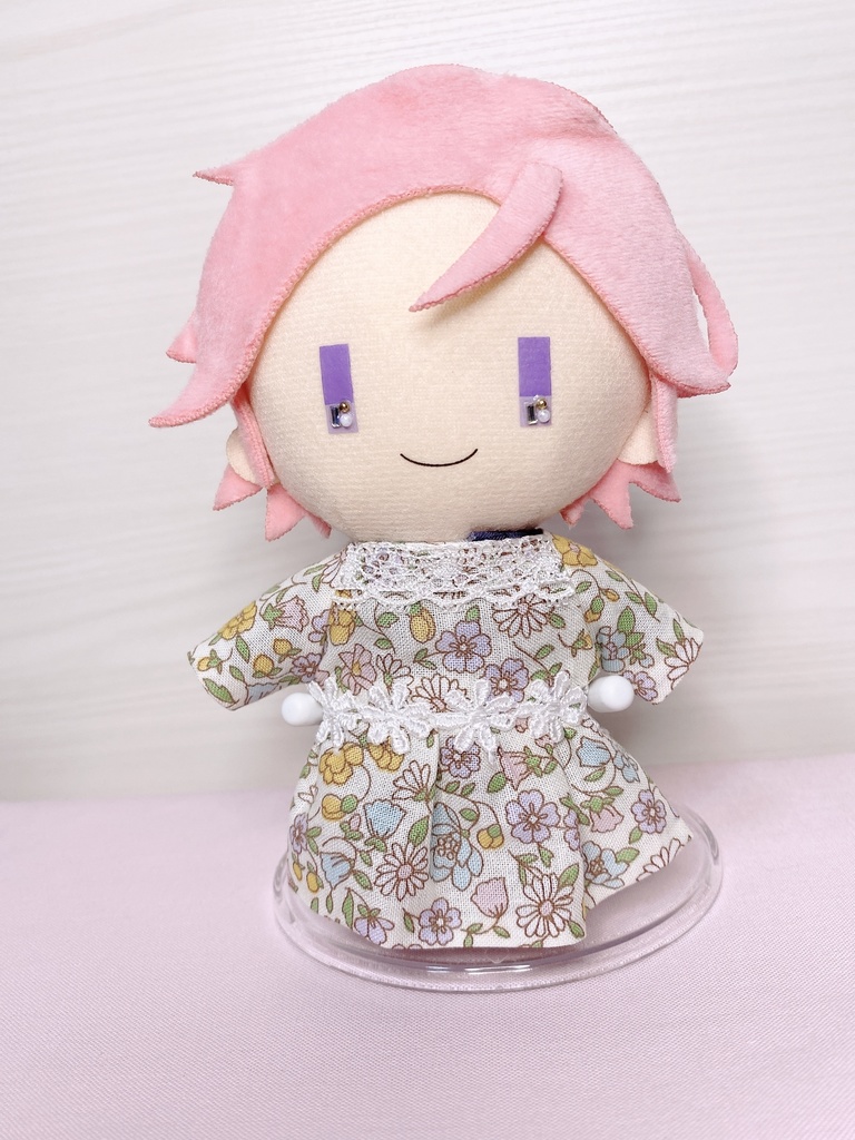 花柄(黄色)ワンピース