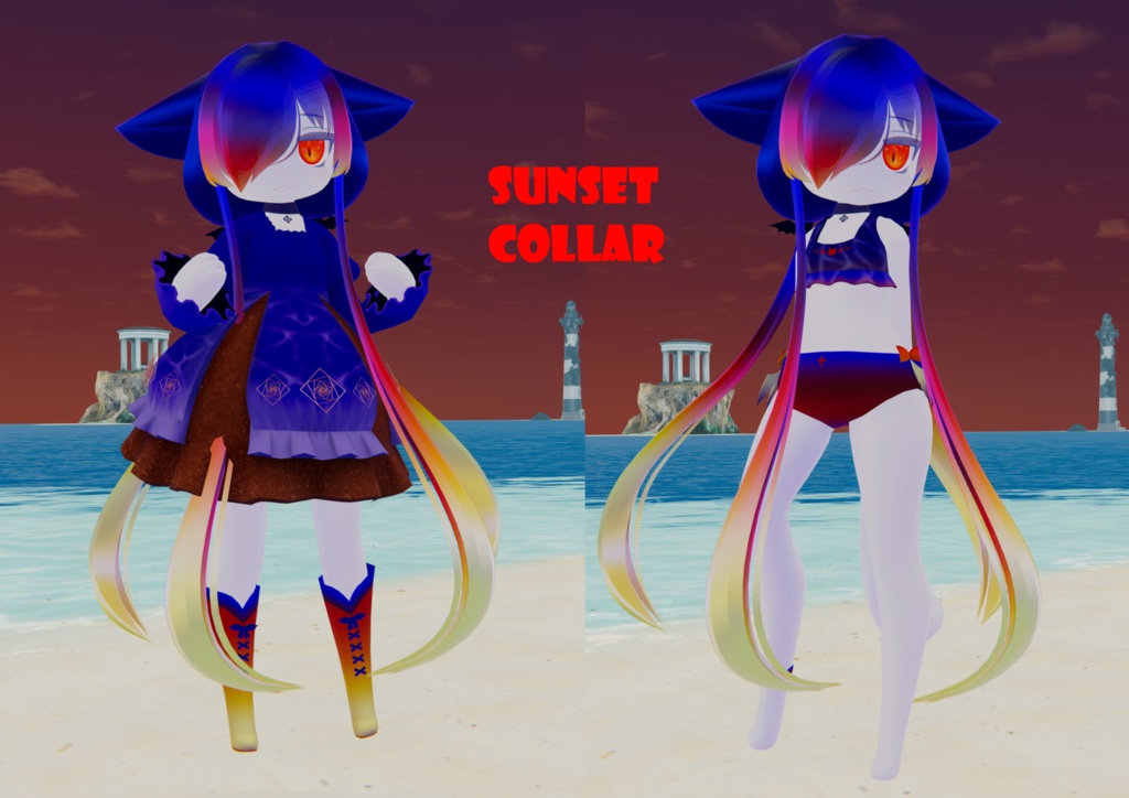 【カルキア】海色テクスチャFull set